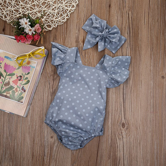 Polka dot romper