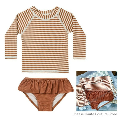 Long Sleeve 2-piece Swimsuits